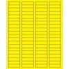 Sale Tape Logic ® Rectangle Laser Labels, 1 3/4" x 1/2", Fluorescent Yellow, 8000/Case (LL170YE)