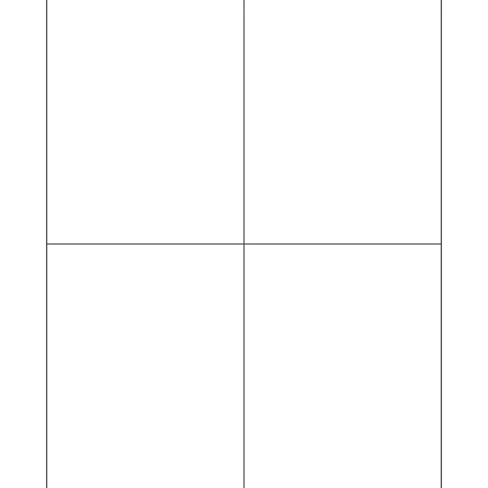 Sale Tape Logic ® Rectangle Laser Labels, Master Case, 4 1/4" x 5 1/2", White, 4000/Case (LL131MC)