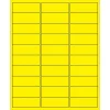 Outlet Tape Logic ® Rectangle Laser Labels, 2 5/8" x 1", Fluorescent Yellow, 3000/Case (LL173YE)