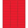 Discount Tape Logic ® Rectangle Laser Labels, 2 5/8" x 1", Fluorescent Red, 3000/Case (LL173RD)