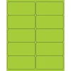 New Tape Logic ® Rectangle Laser Labels, 4" x 2", Fluorescent Green, 1000/Case (LL178GN)