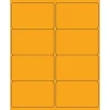 Discount Tape Logic ® Rectangle Laser Labels, 4" x 2 1/2", Fluorescent Orange, 800/Case (LL179OR)