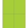 Outlet Tape Logic ® Rectangle Laser Labels, 4 1/4" x 5 1/2", Fluorescent Green, 400/Case (LL183GN)