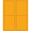 Sale Tape Logic ® Rectangle Laser Labels, 3 1/2" x 5", Fluorescent Orange, 400/Case (LL176OR)