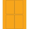 Tape Logic ® Rectangle Laser Labels, 3" x 5", Fluorescent Orange, 400/Case (LL175OR)