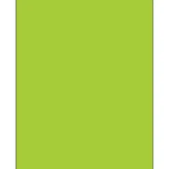 Labels|Tape Logic ® Rectangle Laser Labels, 8 1/2" x 11", Fluorescent Green, 100/Case (LL185GN)