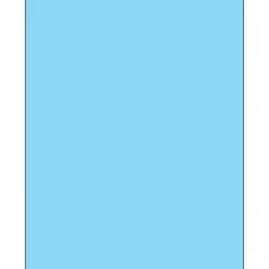 Online Tape Logic ® Rectangle Laser Labels, 8 1/2" x 11", Pastel Blue, 100/Case (LL185BE)