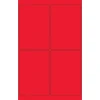 Labels|Tape Logic ® Rectangle Laser Labels, 4" x 6", Fluorescent Red, 400/Case (LL186RD)