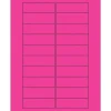 Labels|Tape Logic Rectangle Laser Labels, 3" x 1", Fluorescent Pink, 2000/Case (LL174PK)