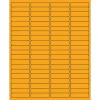 Labels|Tape Logic ® Rectangle Laser Labels, 1 15/16" x 1/2", Fluorescent Orange, 8000/Case (LL171OR)