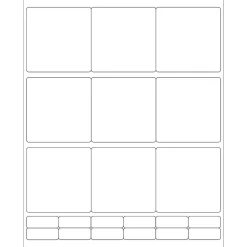 Labels|Tape Logic ® Rectangular Laser Labels, 2 3/4" x 2 3/4", White, 900/Case (LL115)