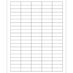 Labels|Tape Logic ® Rectangular Laser Labels, 1 1/2" x 1/2", White, 10000/Case (LL106)