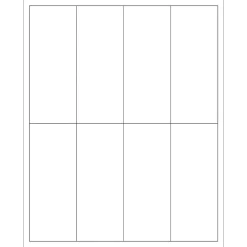 Labels|Tape Logic ® Rectangular Laser Labels, 2" x 5", White, 800/Case (LL163)