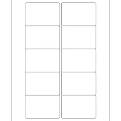 Labels|Tape Logic ® Rectangular Laser Labels, 3" x 2", White, 1000/Case (LL165)