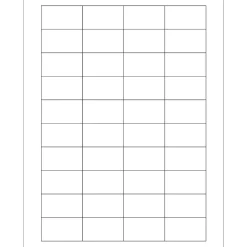 Labels|Tape Logic ® Rectangular Laser Labels, 1 3/4" x 1", White, 4000/Case (LL161)