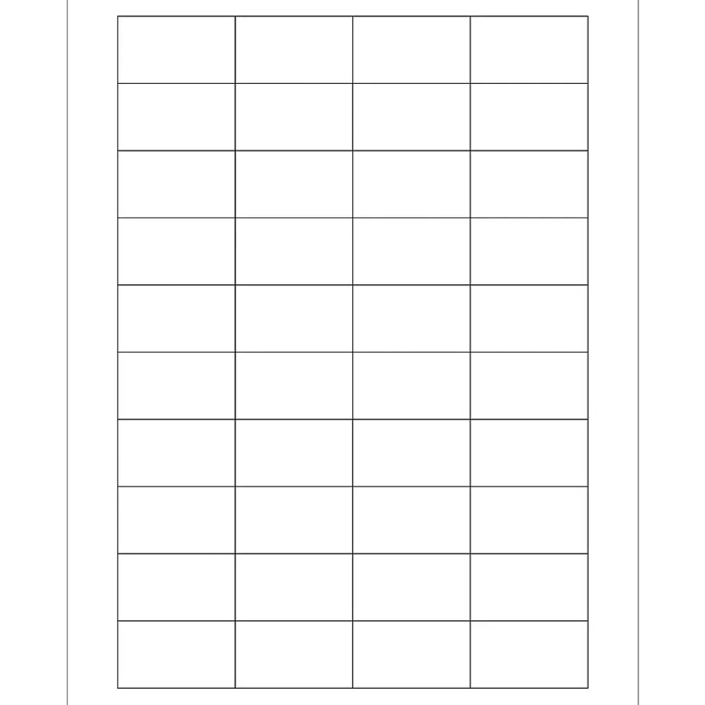 Labels|Tape Logic ® Rectangular Laser Labels, 1 3/4" x 1", White, 4000/Case (LL161)