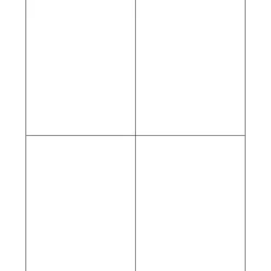 New Tape Logic ® Removable Rectangle Laser Labels, 4 1/4" x 5 1/2", White, 400/Case (LL269)