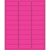 Labels|Tape Logic ® Removable Rectangle Laser Labels, 2 5/8" x 1", Fluorescent Pink, 3000/Case (LL405PK)