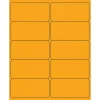 Labels|Tape Logic ® Removable Rectangle Laser Labels, 4" x 2", Fluorescent Orange, 1000/Case (LL410OR)