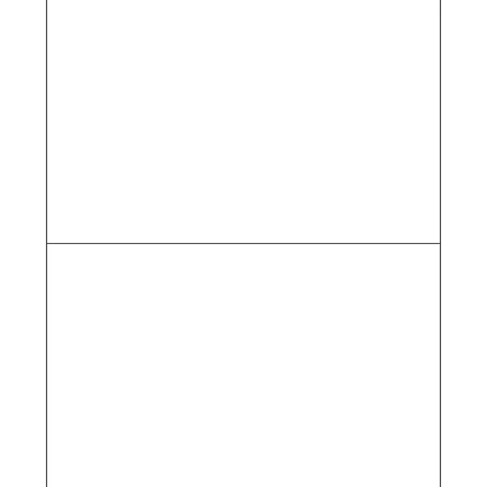 Best Tape Logic ® Weather-Resistant Laser Labels, 8 1/2" x 5 1/2", White, 200/Case (LL255WR)