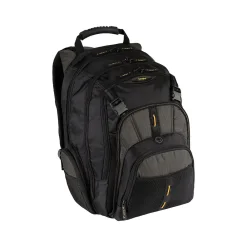 Targus CityGear Laptop Backpack, X-Large, Black/Yellow (TBB018US)