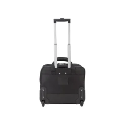 Laptop Rolling Briefcase, Black Polyester (TBR003US)<Targus Clearance