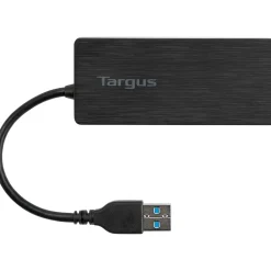 Targus 4-Port USB 3.0 Hub, Black (ACH124US)
