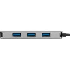 Targus 4-Port USB-C Hub, Silver (ACH226BT)