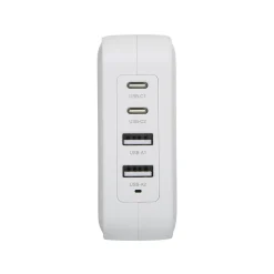 PowerElite USB Type-C/USB Type-A 100W Universal Wall Charger, White (APA10906US)<Targus