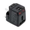 World Travel Plastic Travel Power Adapter, Black (APK032US)<Targus Discount