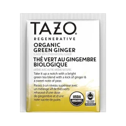 Tazo Green Ginger Green Tea Bag, 1.23 Oz., 16/Box (10794522003560)