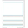Classroom Paper*Teacher Created Resources K, 1 5/8" Space Writing Paper, Printed, Letter 8.50" x 11", White Paper, 360Sheet