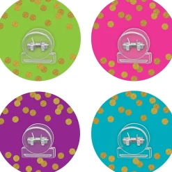 Clips & Fasteners|Teacher Created Resources Clingy Thingies® Bulldog Clips, 3.125" Wide, Assorted Colors, 12/Pack(TCR77374)