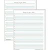 Classroom Paper*Teacher Created Resources 11" x 8.5" Smart Start 1-2, Writing Paper, White, 100 Sheets Per Pack, 2 Packs (TCR76531-2)