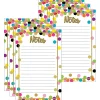Notepads|Teacher Created Resources Notepad, 5" x 8", Assorted Colors, 50 Sheets/Pad, 6 Pads/Bundle (TCR8893-6)