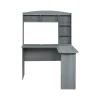 Office Desks*Techni Mobili 47" L-Shaped Desk, Gray (RTA-8410-GRY)