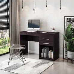 Office Desks*Techni Mobili 48" Writing Desk, Espresso (RTA-913D-ES)