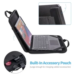Carrying Laptop Case, Black, Vinyl (TP-BK-CC14)<TechProtectus Online