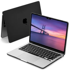 Hard-Shell Laptop Sleeve with Keyboard Cover, Black, (TP-BK-MA13M2)<TechProtectus Online