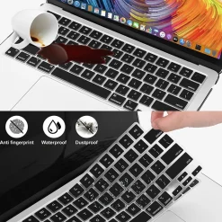 Hard-Shell Laptop Sleeve with Keyboard Cover, Black, (TP-BK-MA13M2)<TechProtectus Online