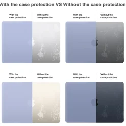 Hard-Shell Laptop Sleeve with Keyboard Cover, Serenity Blue, (TP-SB-K-MA13M2)<TechProtectus New