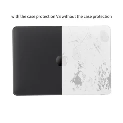 Laptop Case with Keyboard Cover and Screen Protector, Black, Plastic (TP-BK-K-MA13M1)<TechProtectus Discount