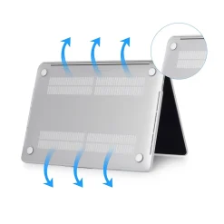 Laptop Case with Keyboard Cover and Screen Protector, Clear, Plastic (TP-CYCL-MP16ST)<TechProtectus Clearance