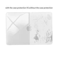Laptop Case with Keyboard Cover and Screen Protector, Clear, Plastic (TP-CYCL-MP13ST)<TechProtectus Online