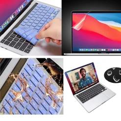 Laptop Case with Keyboard Cover and Screen Protector, Serenity Blue (TP-SB-K-MP16M1X)<TechProtectus Discount