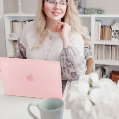 Laptop Case with Keyboard Cover and Screen Protector, Rose Quartz, Plastic (TP-RQ-K-MP14M1)<TechProtectus Hot