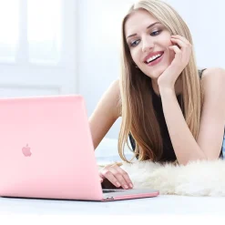 Laptop Case with Keyboard Cover and Screen Protector, Rose Quartz, Plastic (TP-RQ-K-MP13M1)<TechProtectus