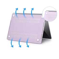 Laptop Case with Keyboard Cover and Screen Protector, Light Purple, Plastic (TP-LP-K-MP13M1)<TechProtectus