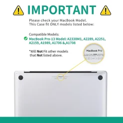 Rugged Laptop Case Black, Plastic (TP-RCL-MP13MA)<TechProtectus