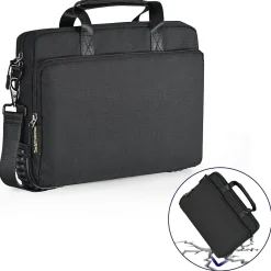 Shockproof Laptop Briefcase for 11-13" Laptops, Black (RTP-BK-BC13)<TechProtectus Clearance